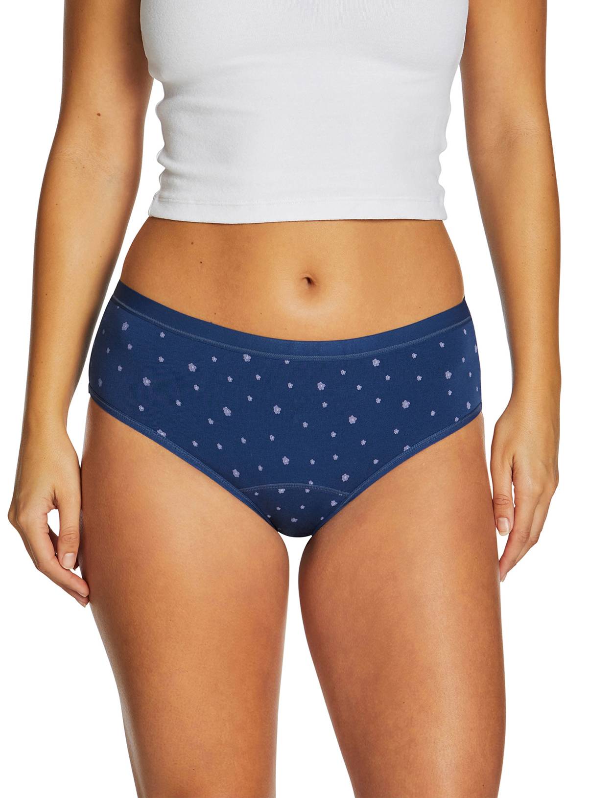 LOVE LUNA Love Luna Cotton Period Midi Brief 12-14 - Image 1
