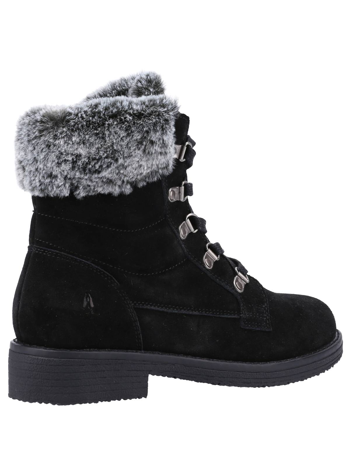 HUSH PUPPIES Water Resistant Wide Fit Florence Boots Black 3 - Image 2