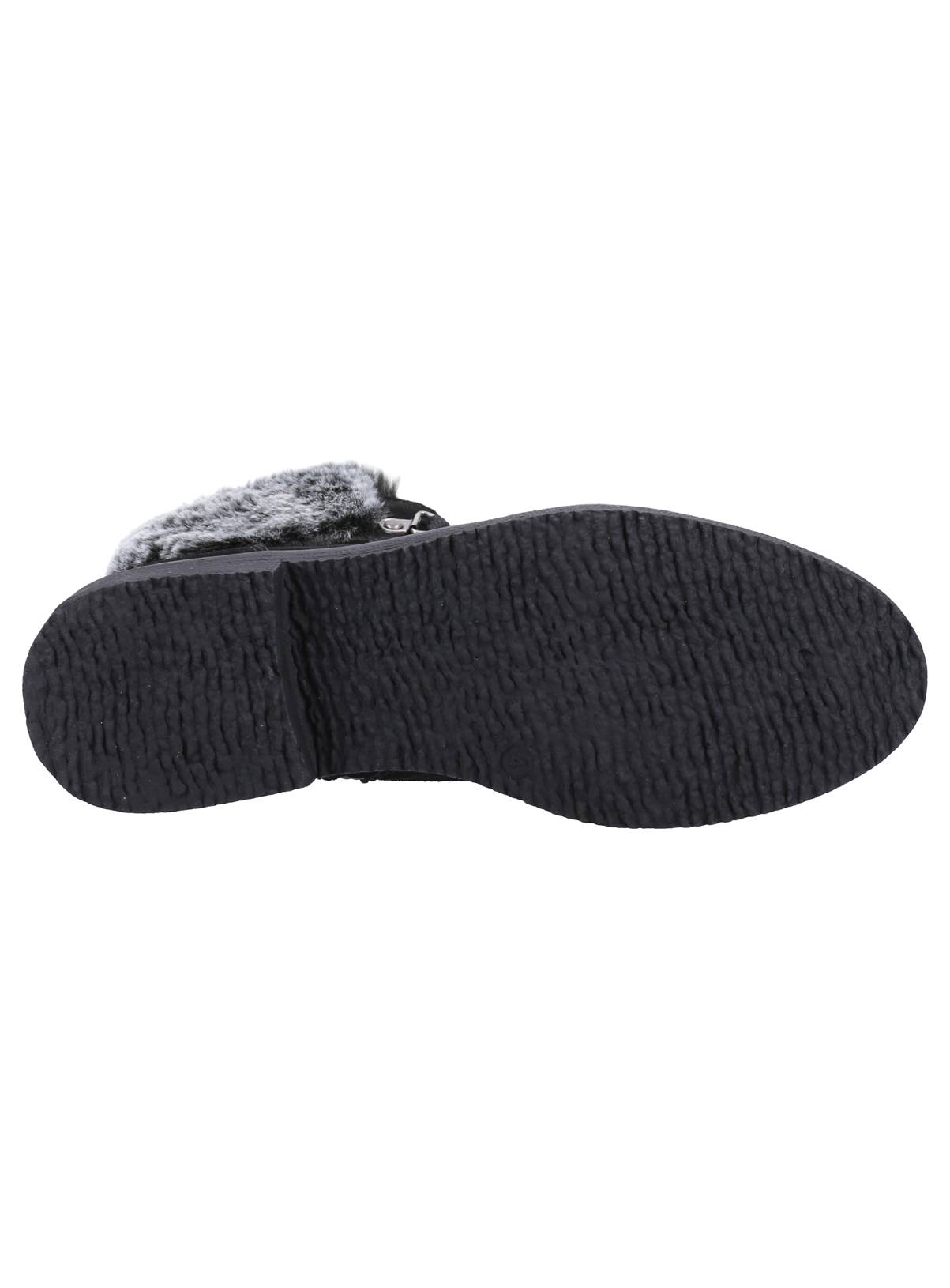 HUSH PUPPIES Water Resistant Wide Fit Florence Boots Black 3 - Image 3