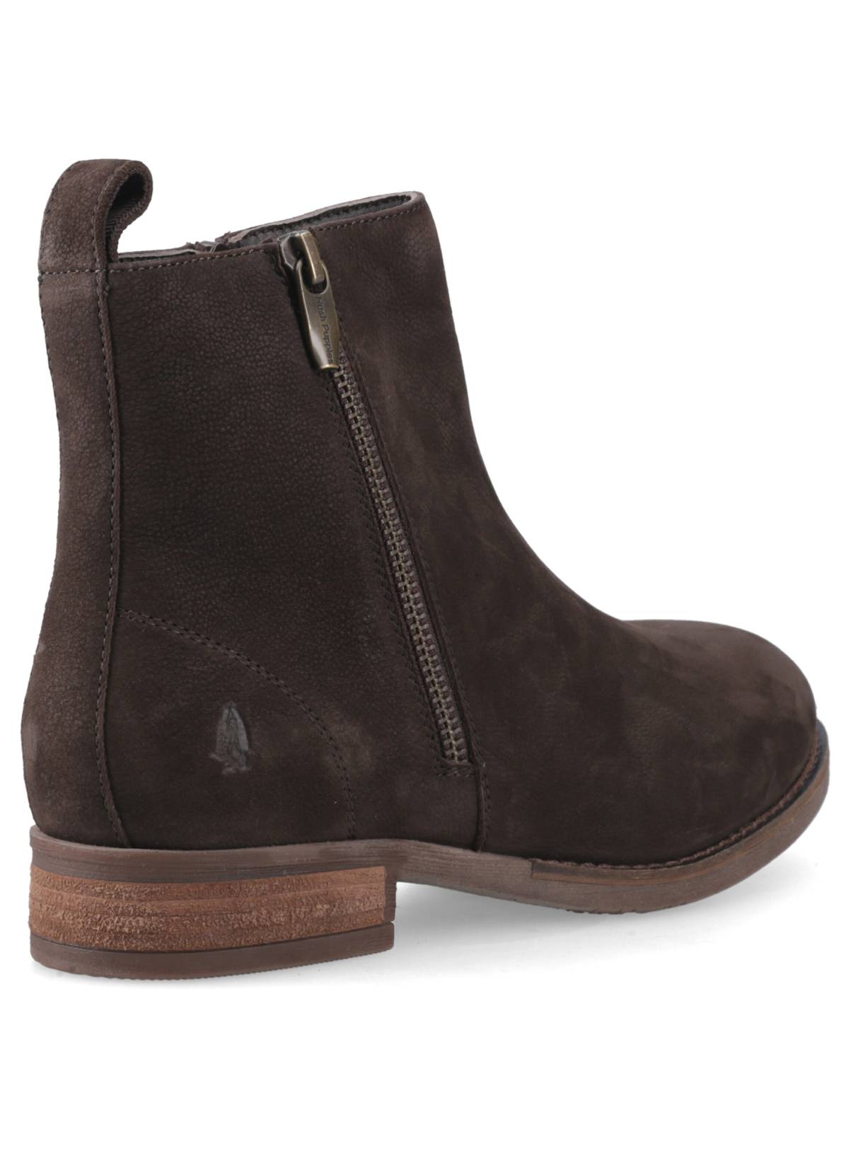 HUSH PUPPIES Suede Ethel Ankle Boot Brown 5 - Image 2