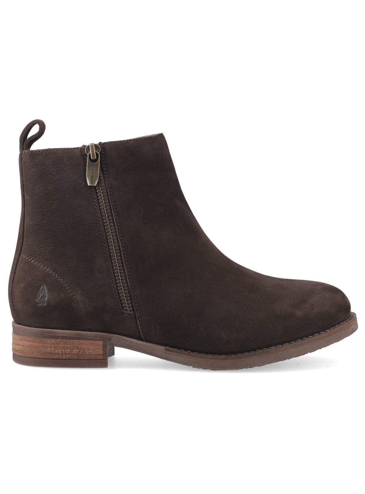 HUSH PUPPIES Suede Ethel Ankle Boot Brown 5 - Image 3 thumbnail