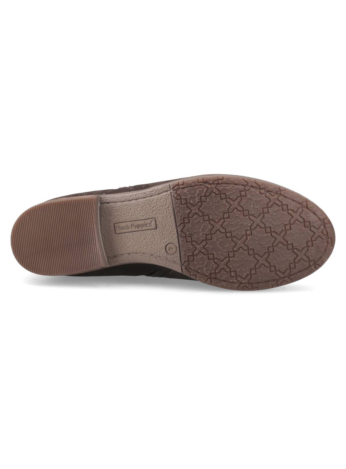 HUSH PUPPIES Suede Ethel Ankle Boot Brown 5 - Image 4