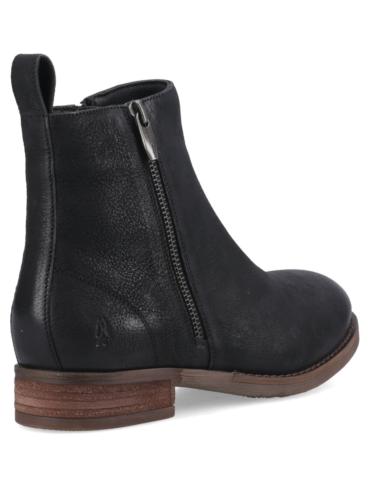 HUSH PUPPIES Suede Ethel Ankle Boot Black 6 - Image 2 thumbnail