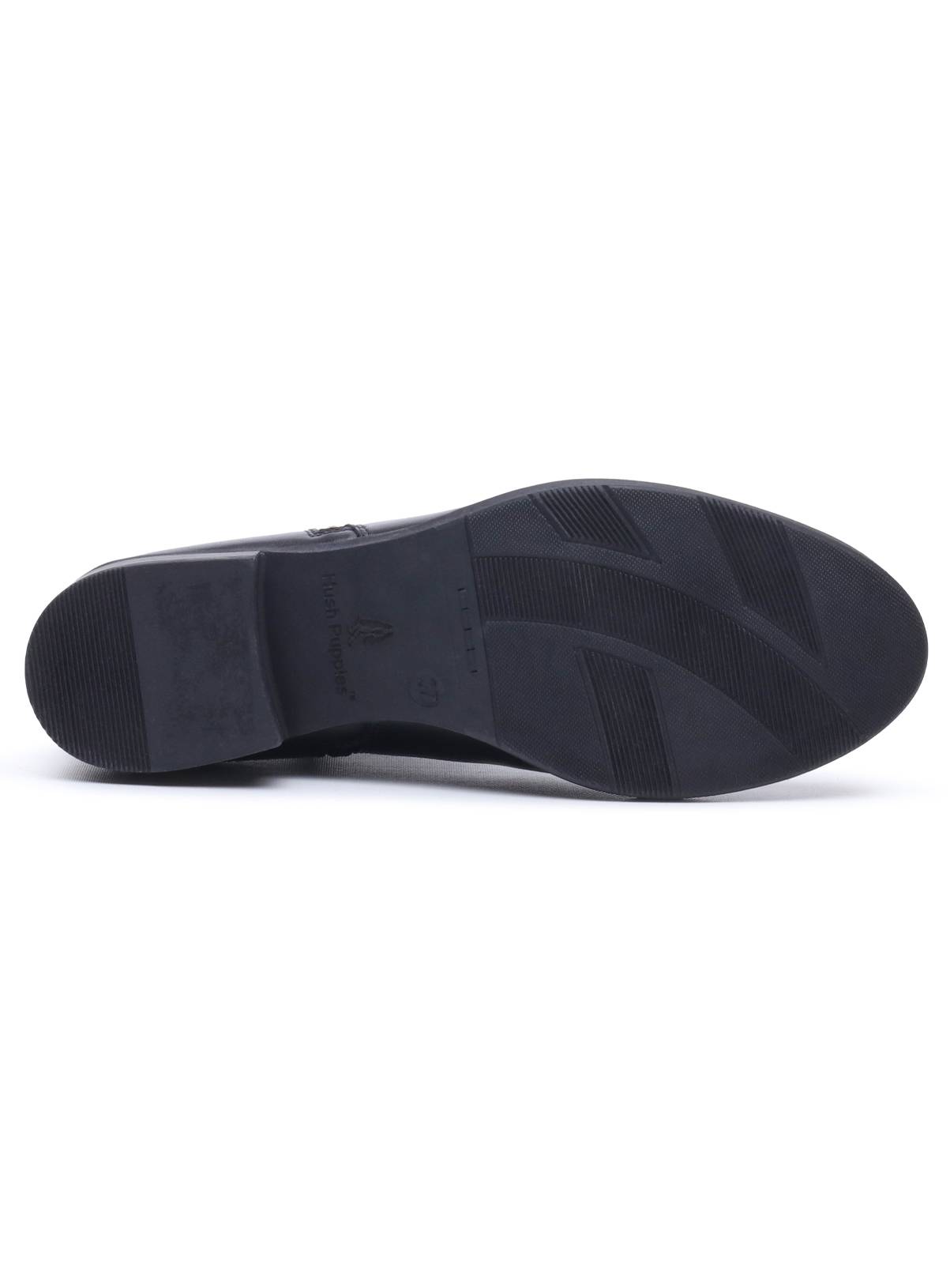 HUSH PUPPIES Perry Zip Ankle Boot Black 8 - Image 4