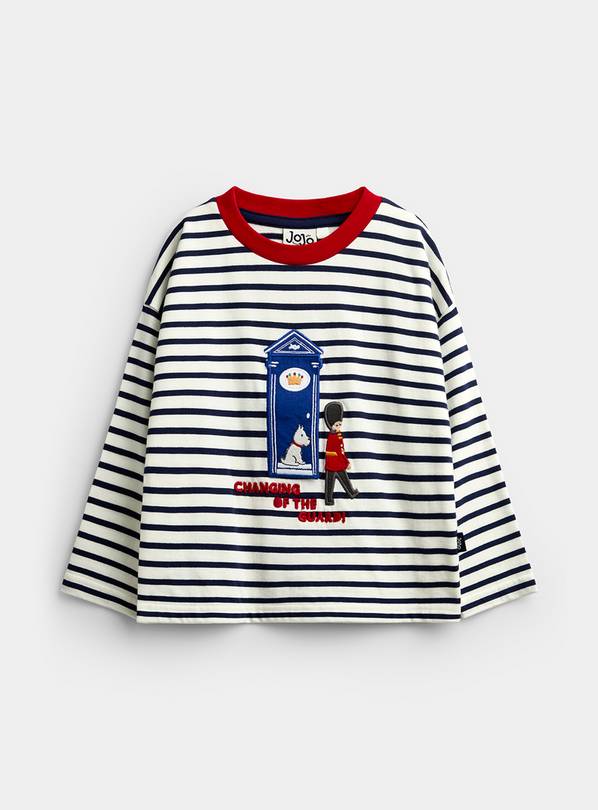 JOJO MAMAN BÉBÉ London Guard Applique Flap Top Cream 2-3 Years