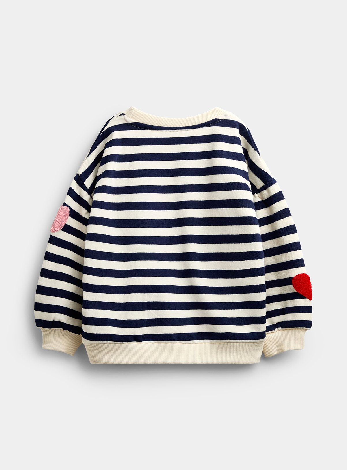 JOJO MAMAN BÉBÉ Boucle Heart Tulle Sweatshirt Navy Blue 12-18 months - Image 5 thumbnail