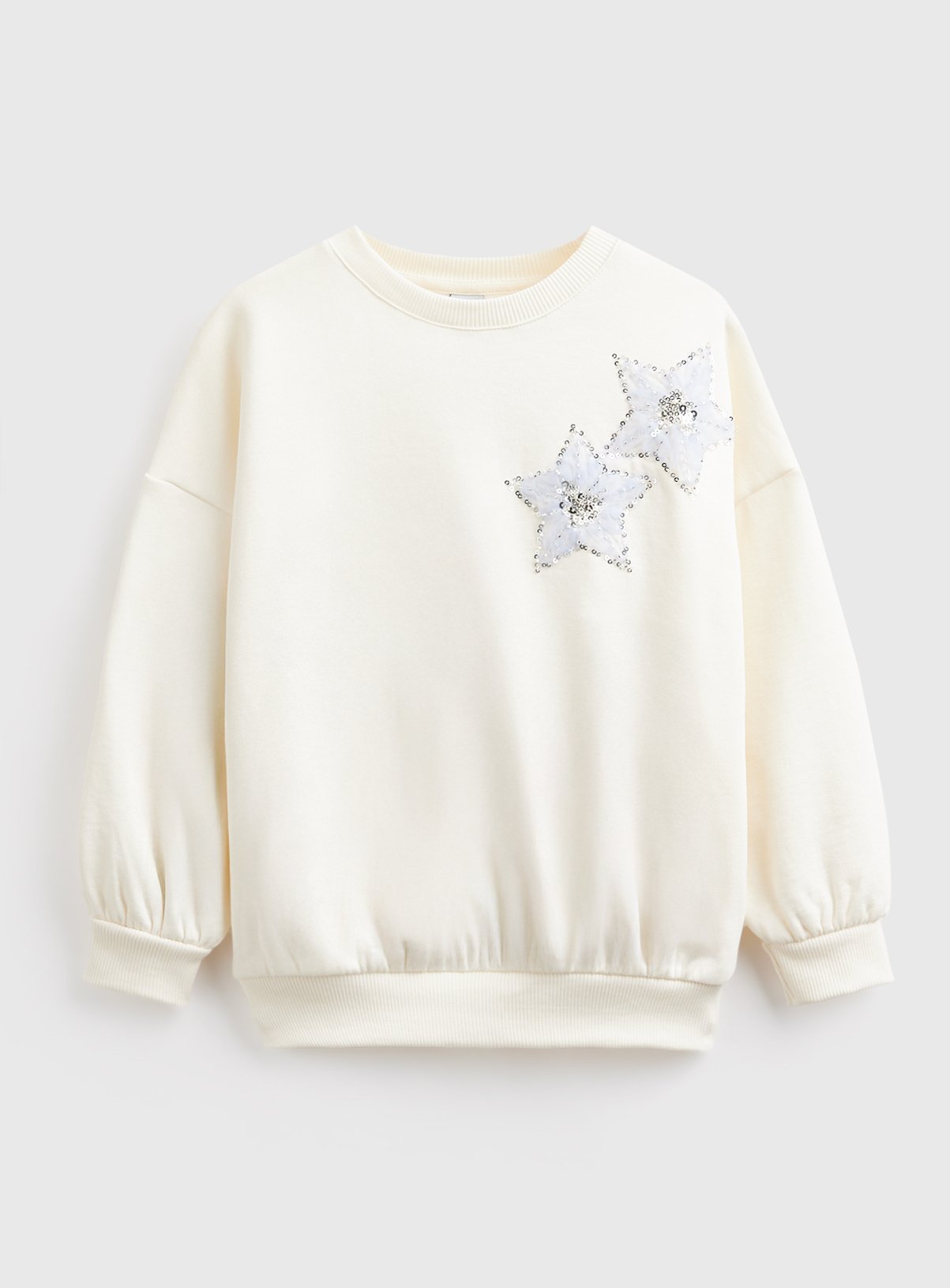 Double Sequin Star Knitted Sweater 6 years - Image 1 thumbnail