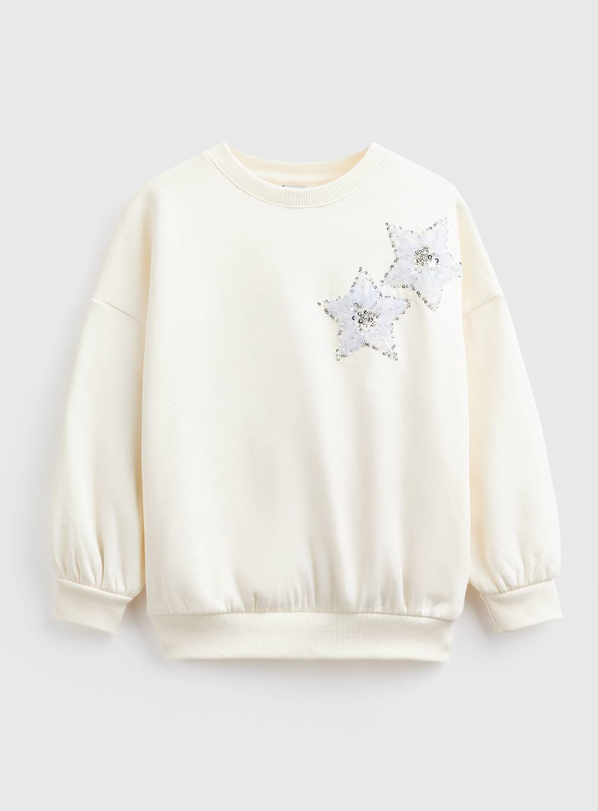 Double Sequin Star Knitted Sweater 6 years - Image 1