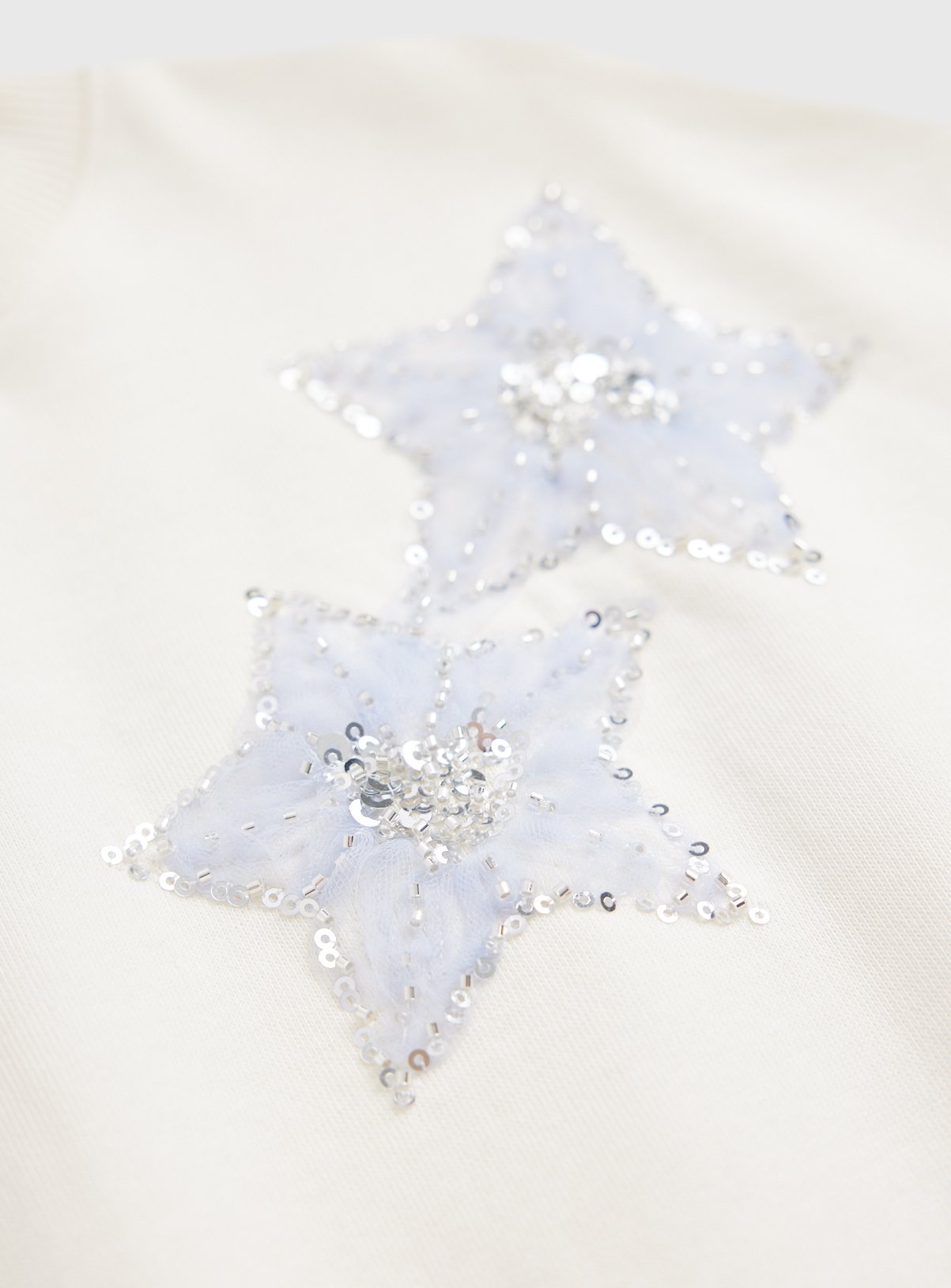 Double Sequin Star Knitted Sweater 6 years - Image 2 thumbnail