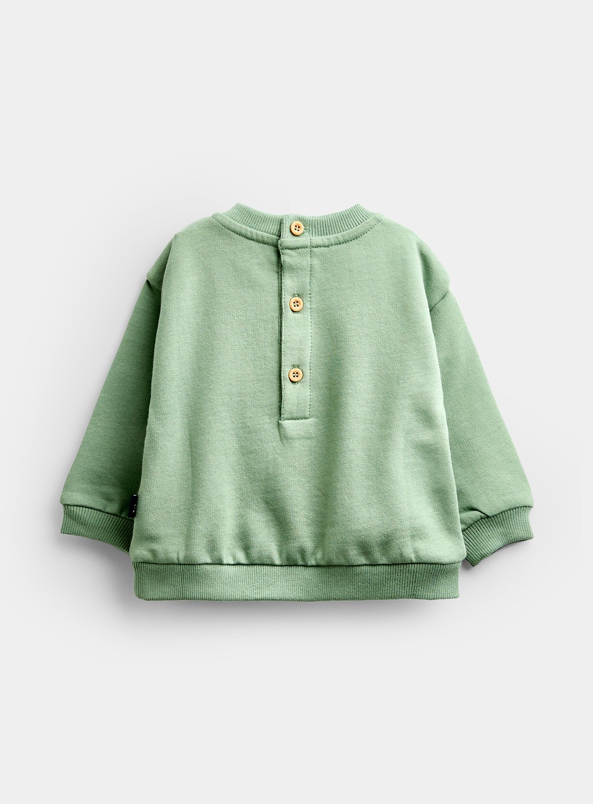 JOJO MAMAN BÉBÉ 2 Piece Farming Days Sweatshirt and Jogger Set Mid Green 6-12 months - Image 6 thumbnail