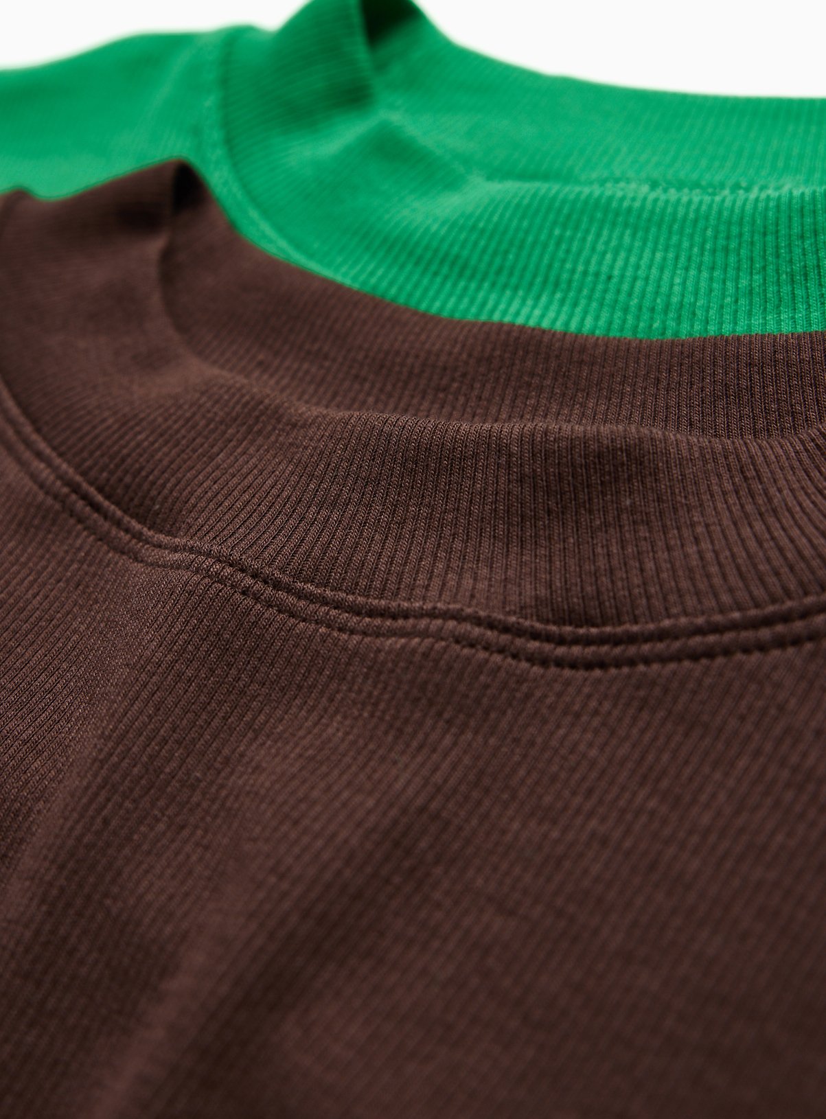 Green Modal Rib Crewneck Tops 2-Pack 8 - Image 4 thumbnail