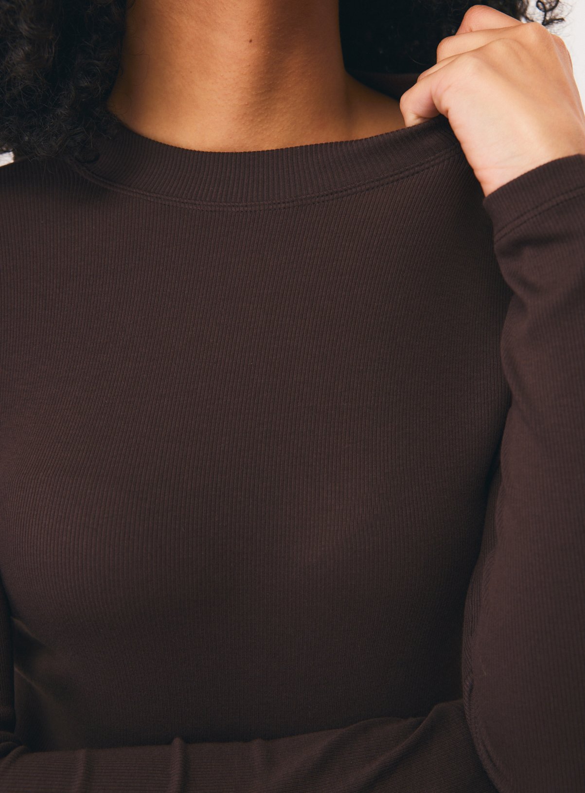 Green Modal Rib Crewneck Tops 2-Pack 8 - Image 5 thumbnail