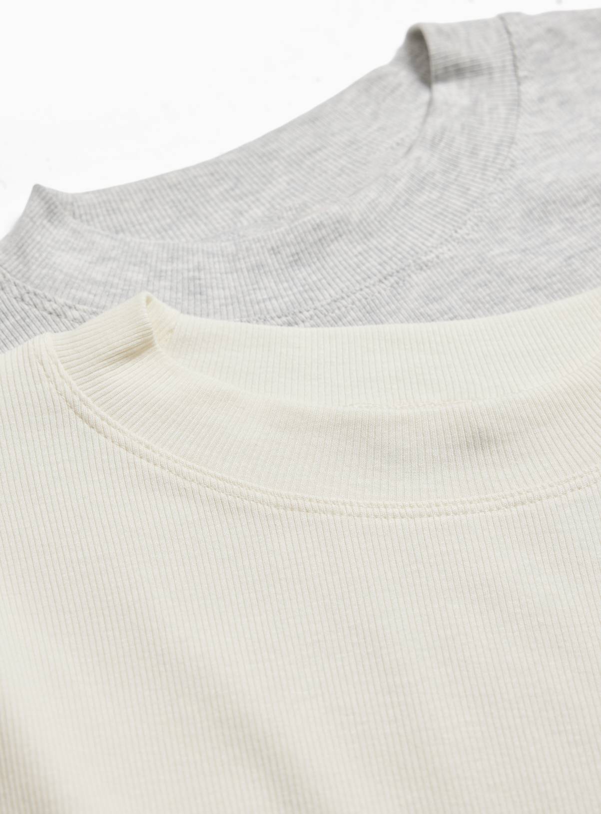 Modal Rib Long Sleeve T-Shirts 2-Pack 10 - Image 2