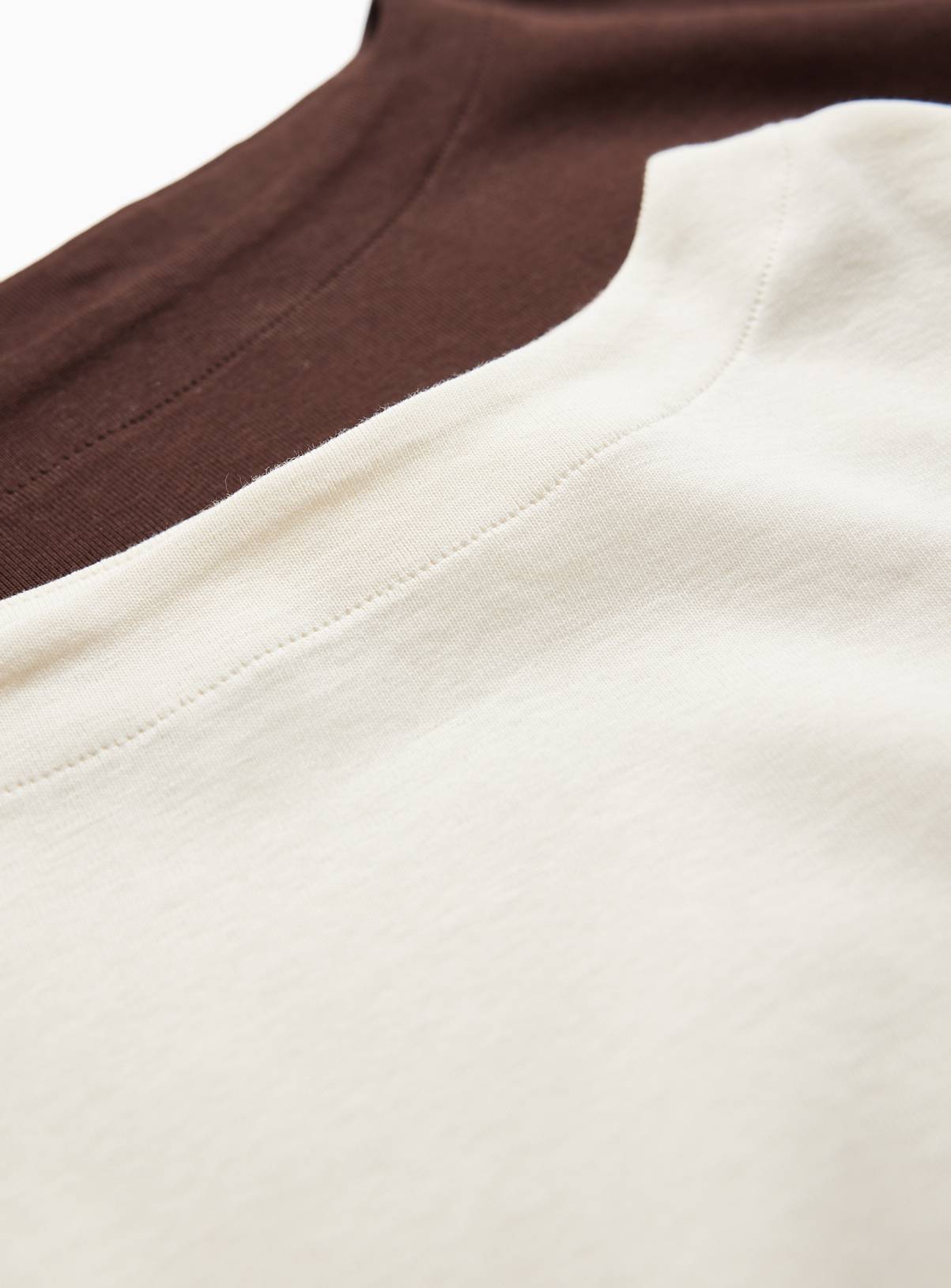 Cream Relaxed Boat Neck Long Sleeve Tops 2-Pack 12 - Image 2