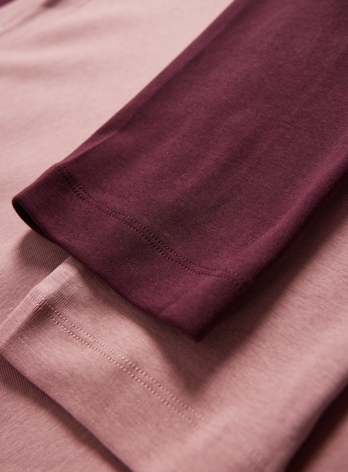 Pink Relaxed Boat Neck Long Sleeve Tops 2-Pack 24 - Image 2 thumbnail