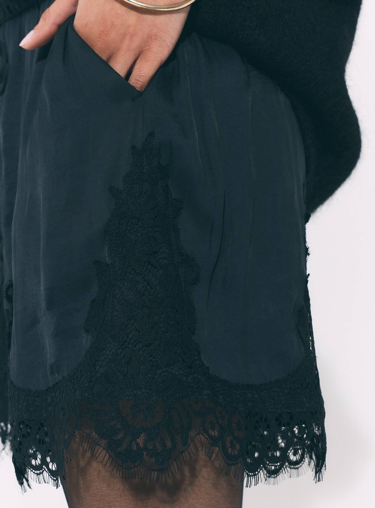 Satin Lace Shorts 14 - Image 3