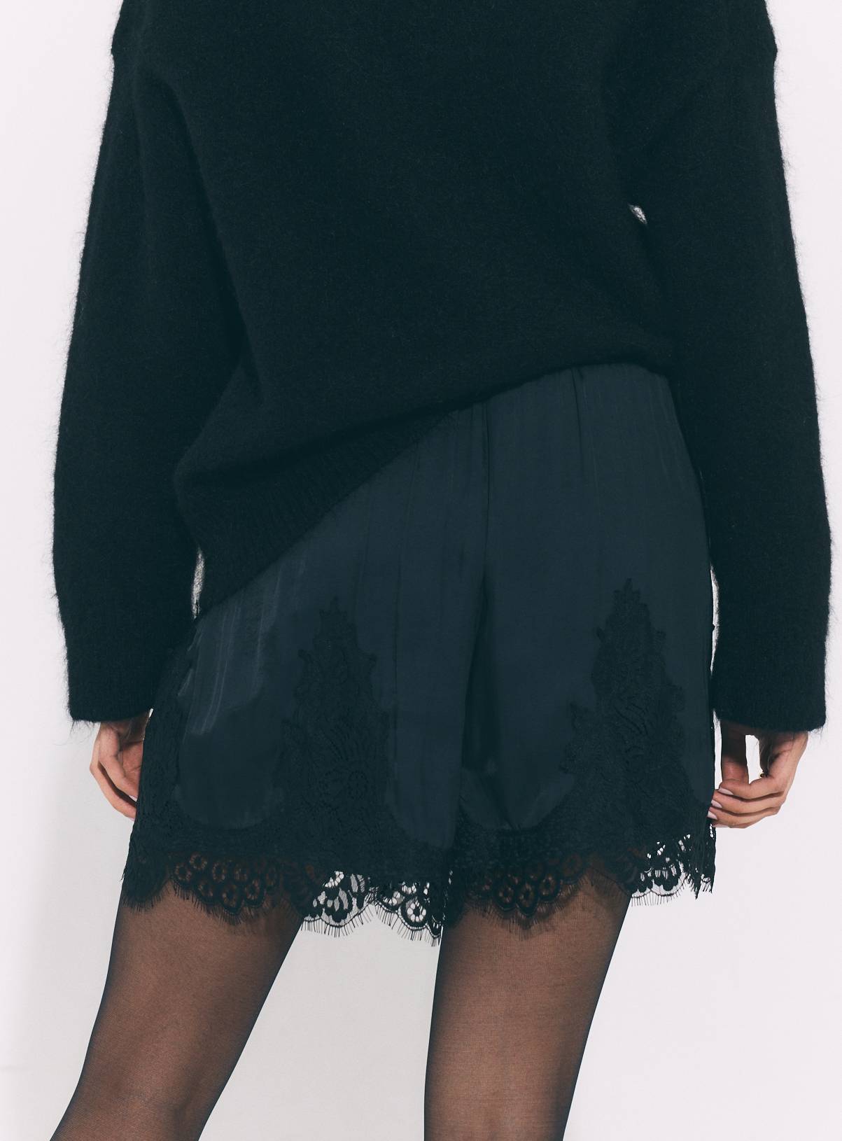 Satin Lace Shorts 14 - Image 4
