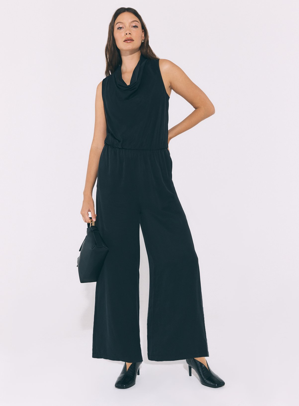 Sandwash Cowl Neck Jumpsuit 22 - Image 1 thumbnail