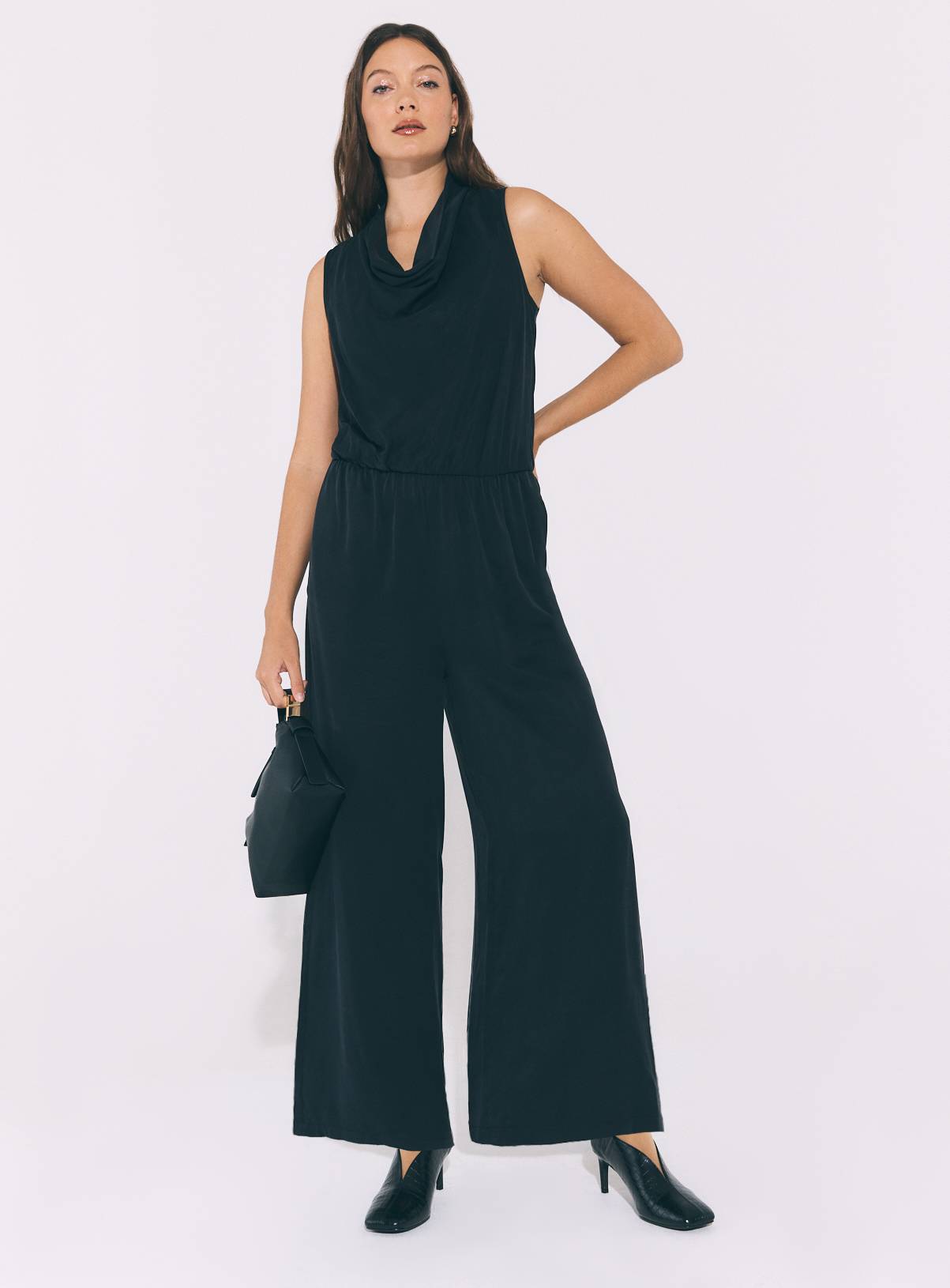 Sandwash Cowl Neck Jumpsuit 22 - Image 1