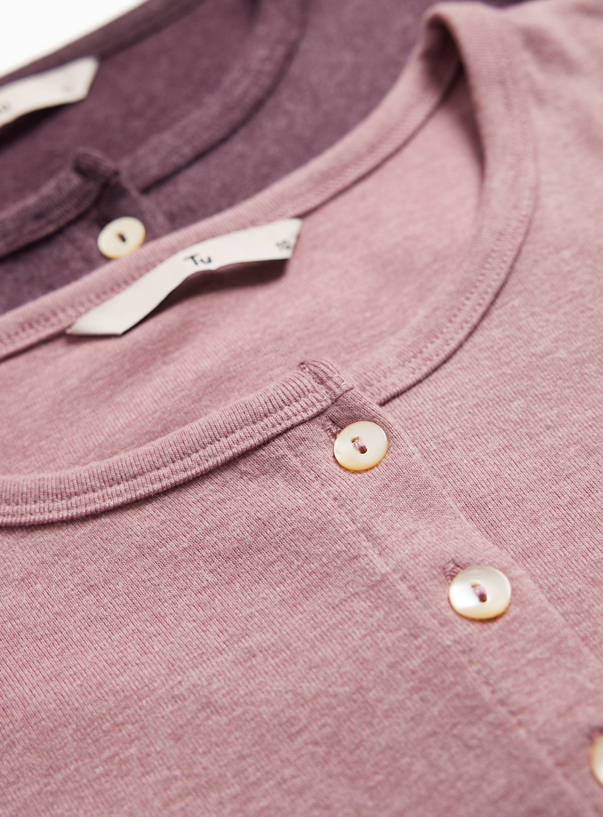 Button Through Long Sleeve Tops 2 Pack  24 - Image 4