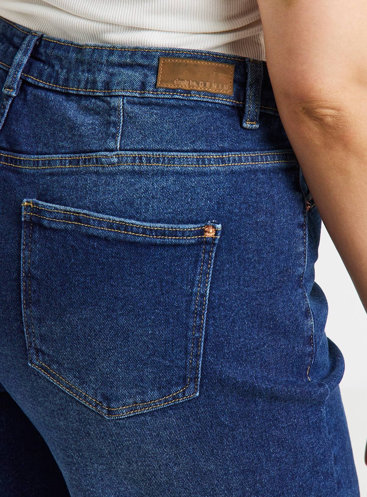 SIMPLY BE Slouchy Wide Leg Jeans 16 - Image 4