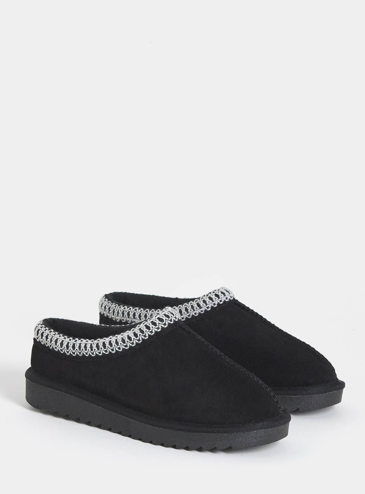 SIMPLY BE Embroidery Full Mule Slipper Wide Fit 5 - Image 2