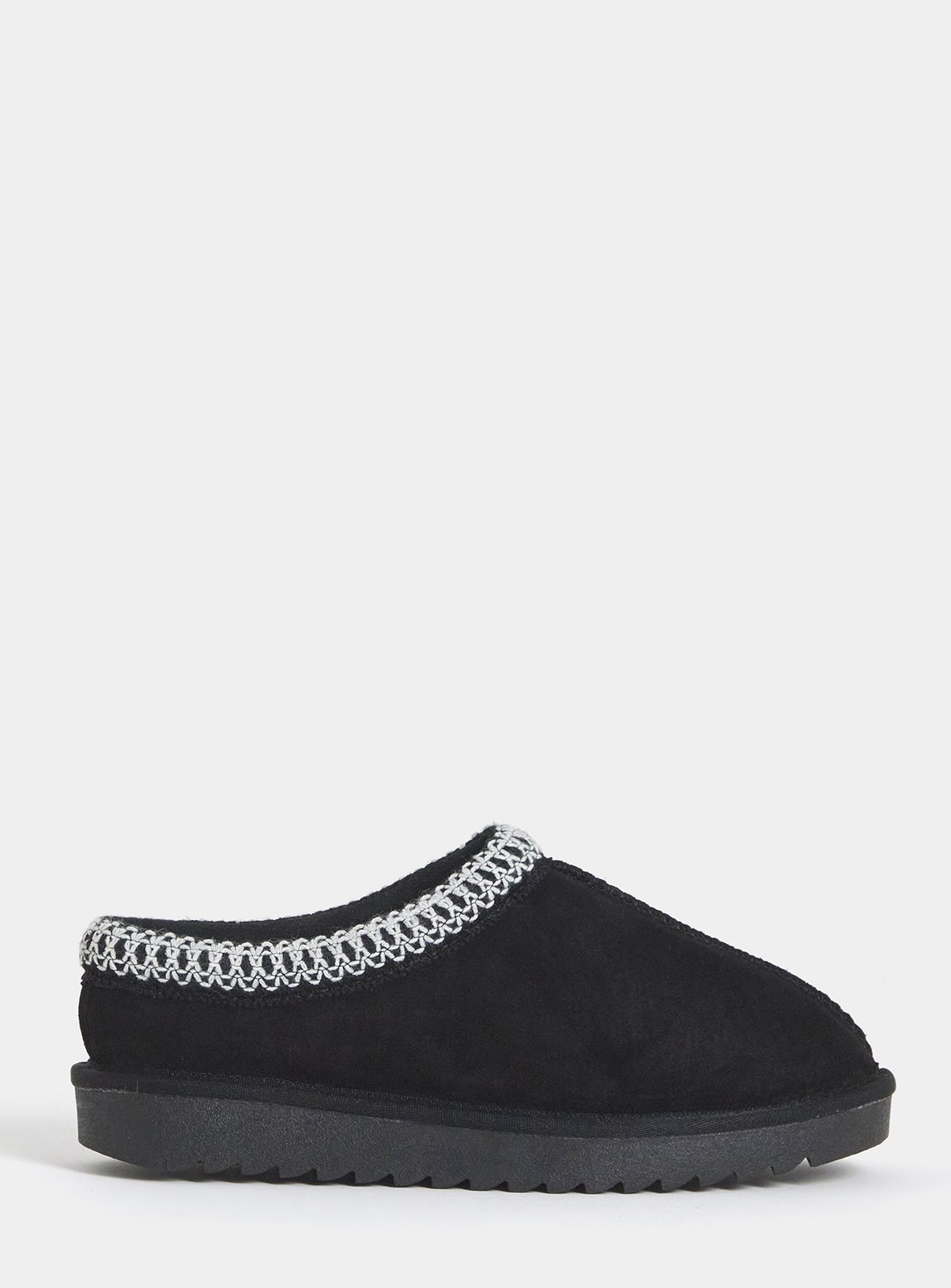 SIMPLY BE Embroidery Full Mule Slipper Wide Fit 5 - Image 3 thumbnail