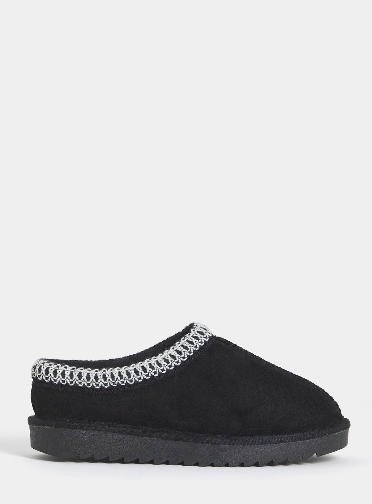 SIMPLY BE Embroidery Full Mule Slipper Wide Fit 5 - Image 3