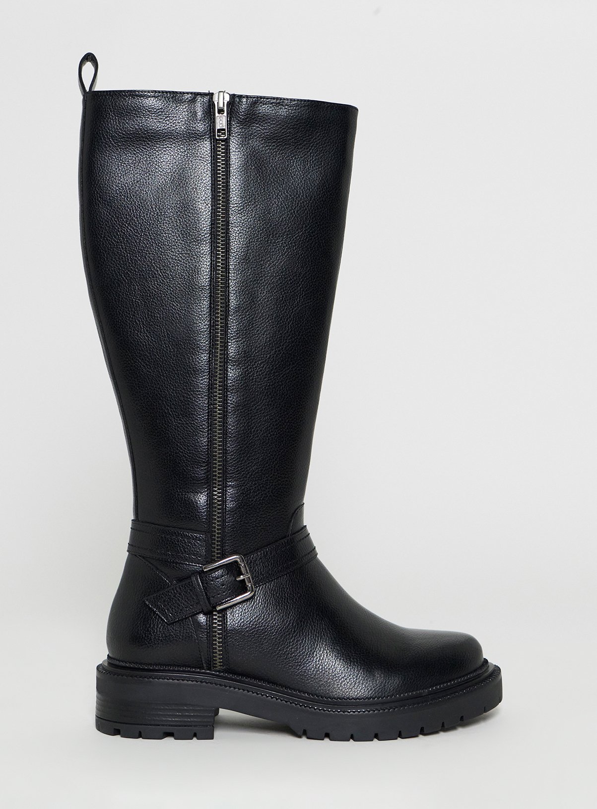 SIMPLY BE Zip Knee High Boot Extra Wide Fit 7 - Image 2 thumbnail