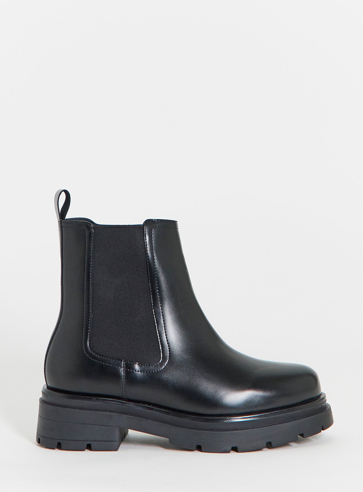 SIMPLY BE Chunky Chelsea Ankle Boot Wide Fit Black 6 - Image 3 thumbnail