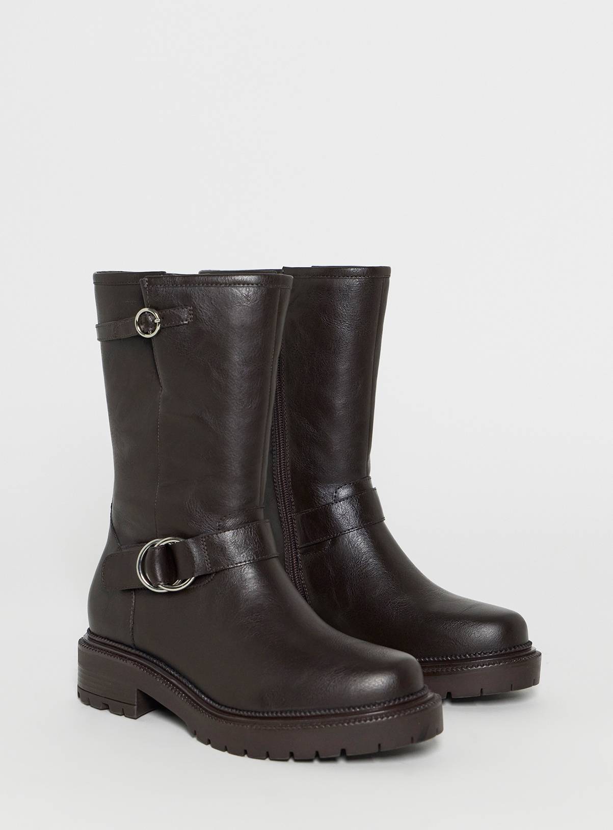 SIMPLY BE Chunky Chelsea Ankle Boot Extra Wide Fit 5 - Image 2