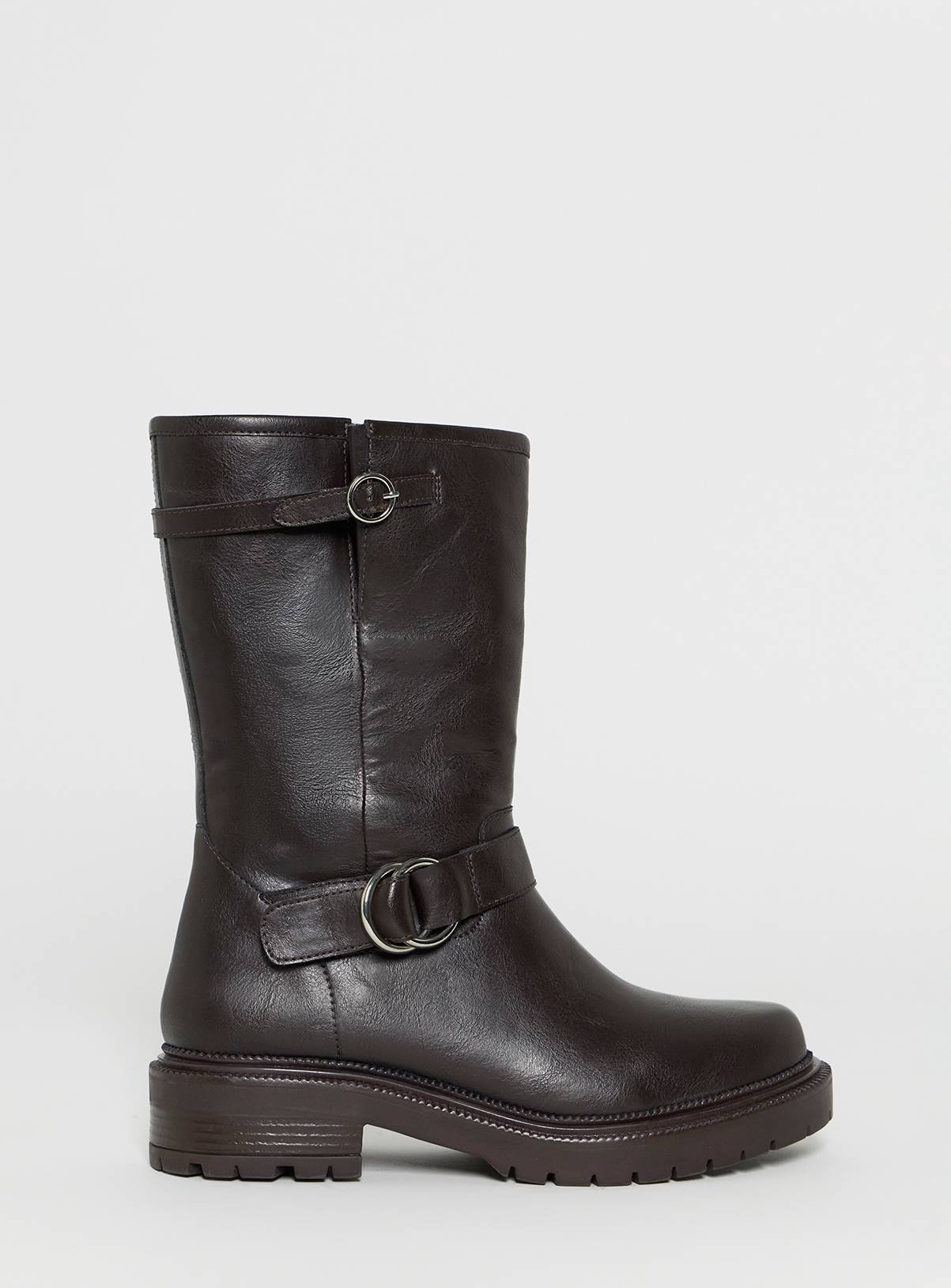 SIMPLY BE Chunky Chelsea Ankle Boot Extra Wide Fit 5 - Image 3
