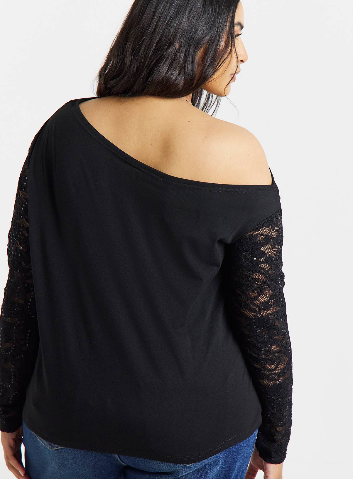 SIMPLY BE Lace Sequin Top 14 - Image 2