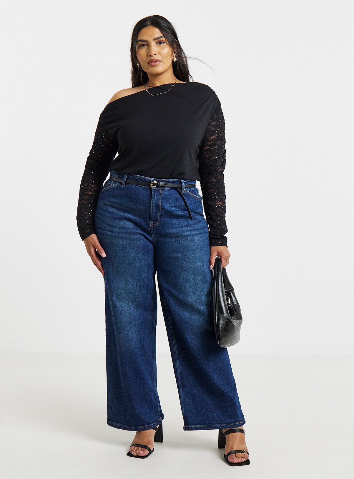 SIMPLY BE Lace Sequin Top 14 - Image 3 thumbnail