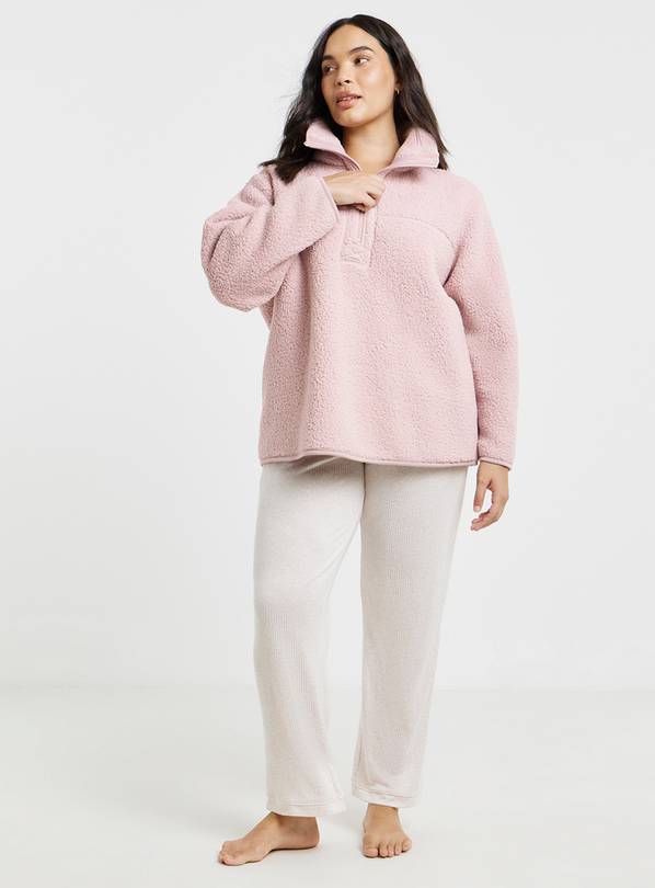 SIMPLY BE Pretty Secrets Fleece Snuggle Top 28-30