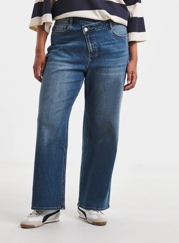 SIMPLY BE Crossover Staight Leg Jeans 18