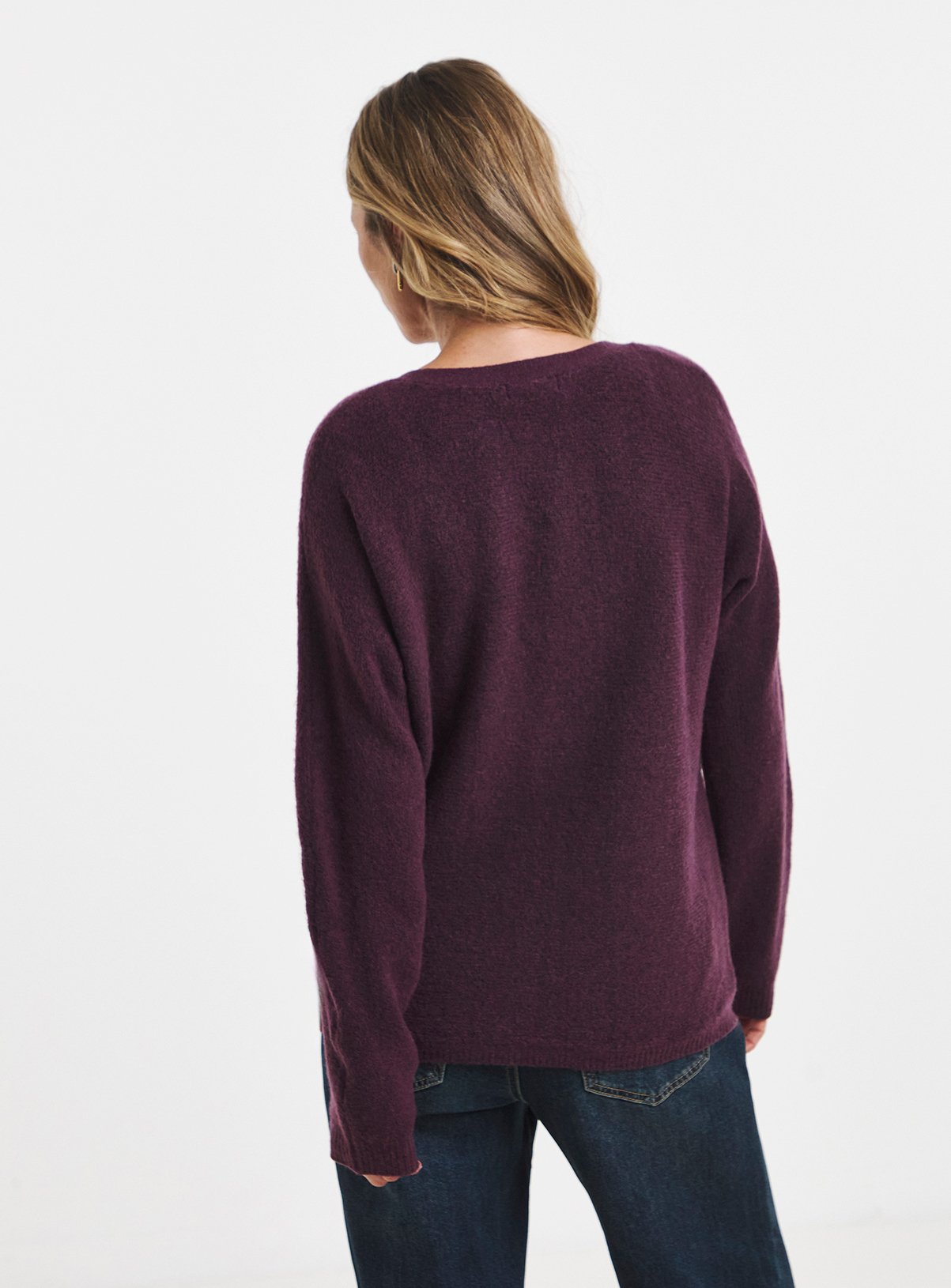 JD WILLIAMS Sponge V Neck Cardigan 20-22 - Image 2 thumbnail