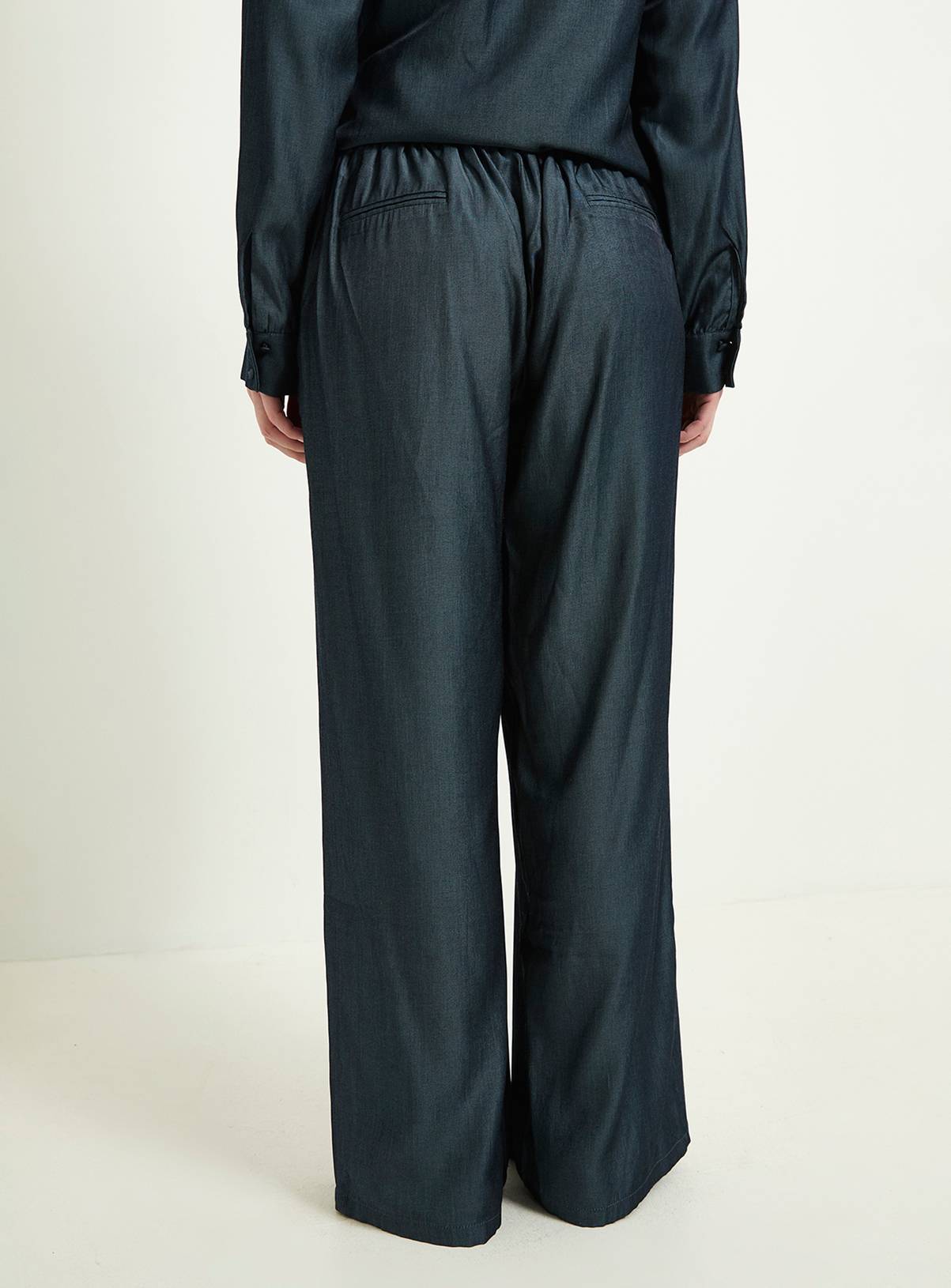 WALLIS Denim Look Wide Leg Trouser Co-Ord 22 - Image 3