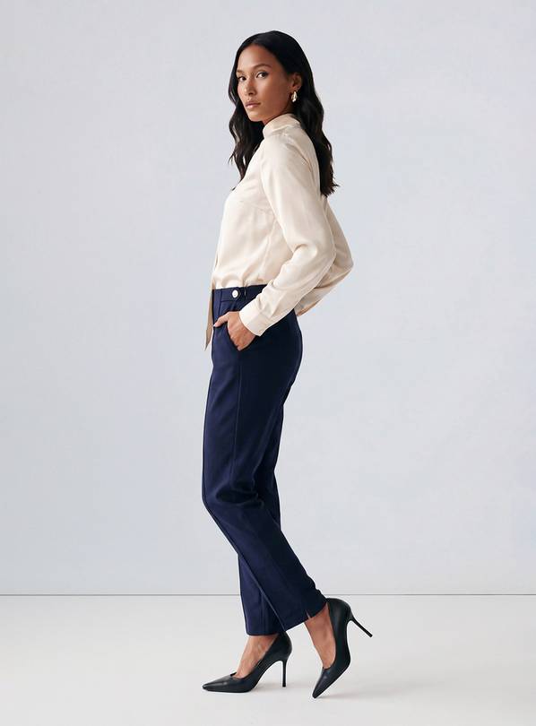 PRINCIPLES Compact Jersey Tab Detail Trousers 10