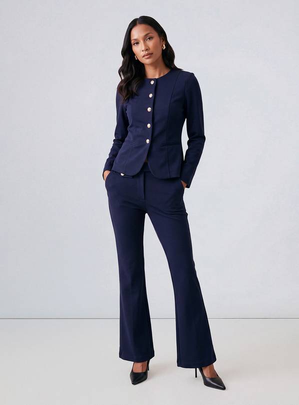 PRINCIPLES Compact Jersey Kick Flare Trouser 14