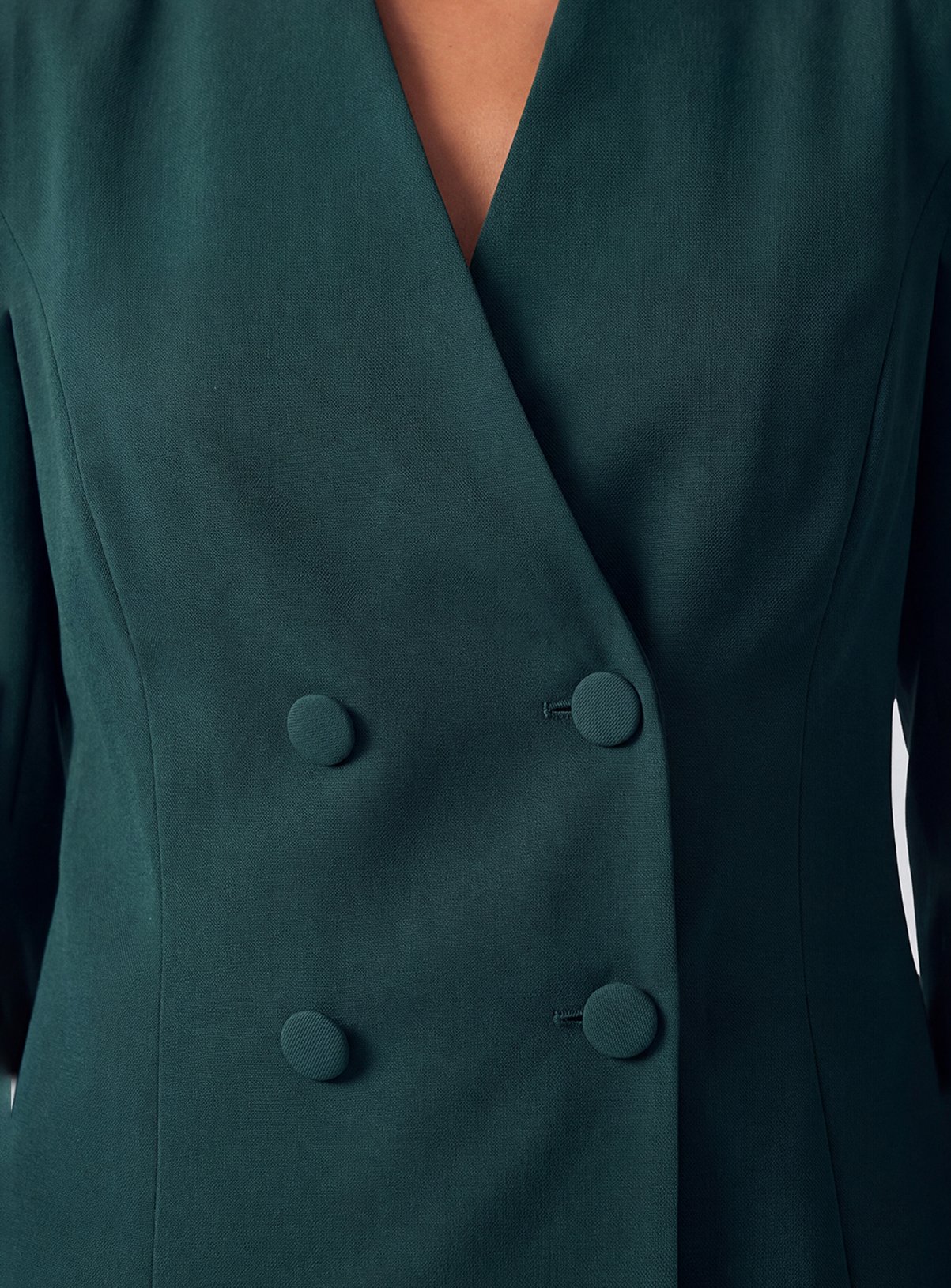PRINCIPLES Signature Crepe Structured Collar Double Breasted Blazer 12 - Image 4 thumbnail