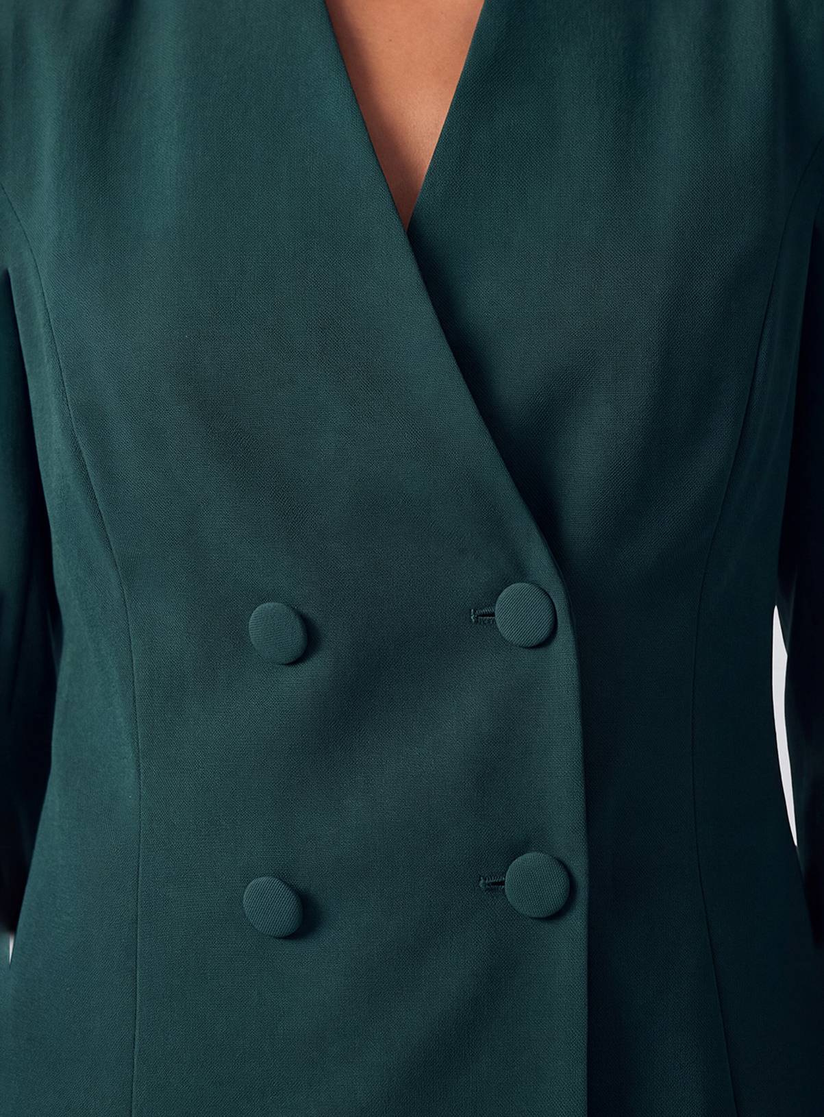 PRINCIPLES Signature Crepe Structured Collar Double Breasted Blazer 12 - Image 4