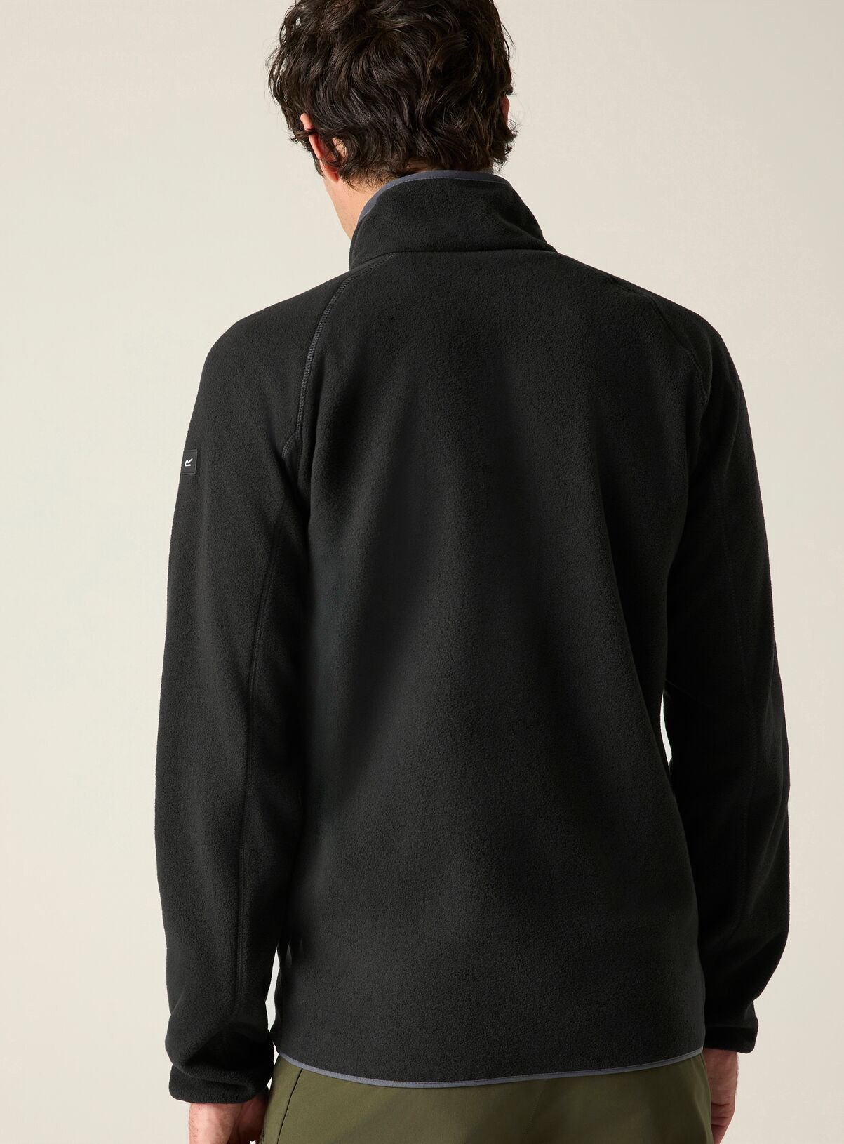 REGATTA Hadfield Zip Up Fleece Black XXXL - Image 3 thumbnail
