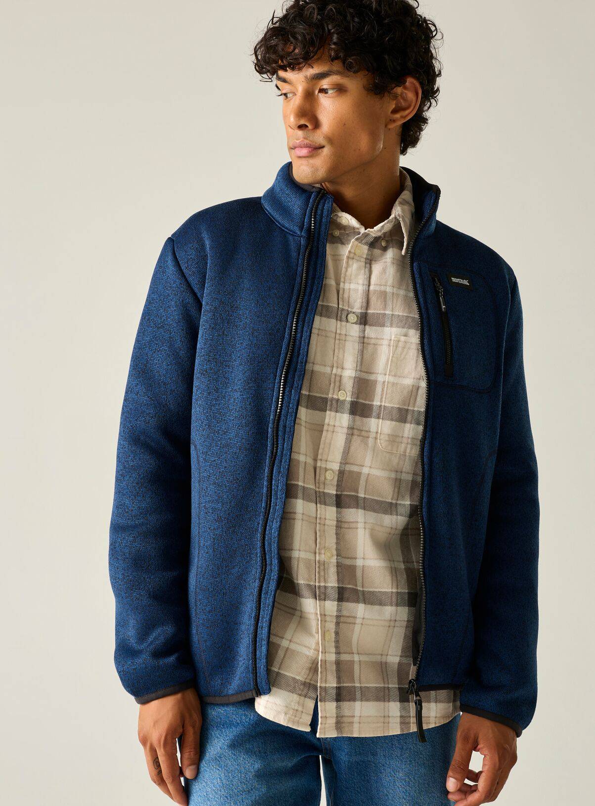 REGATTA Barlee Full Zip Fleece Navy L - Image 5