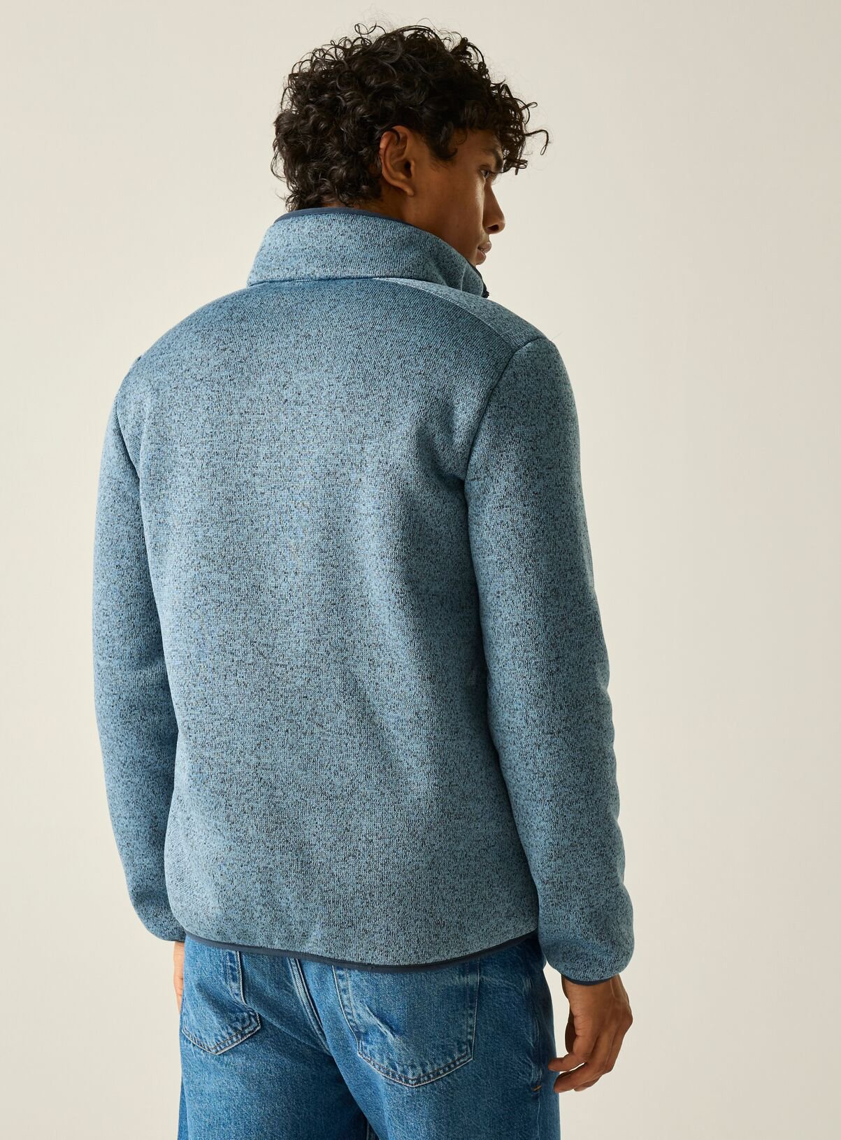 REGATTA Barlee Full Zip Fleece Grey Blue XL - Image 3 thumbnail