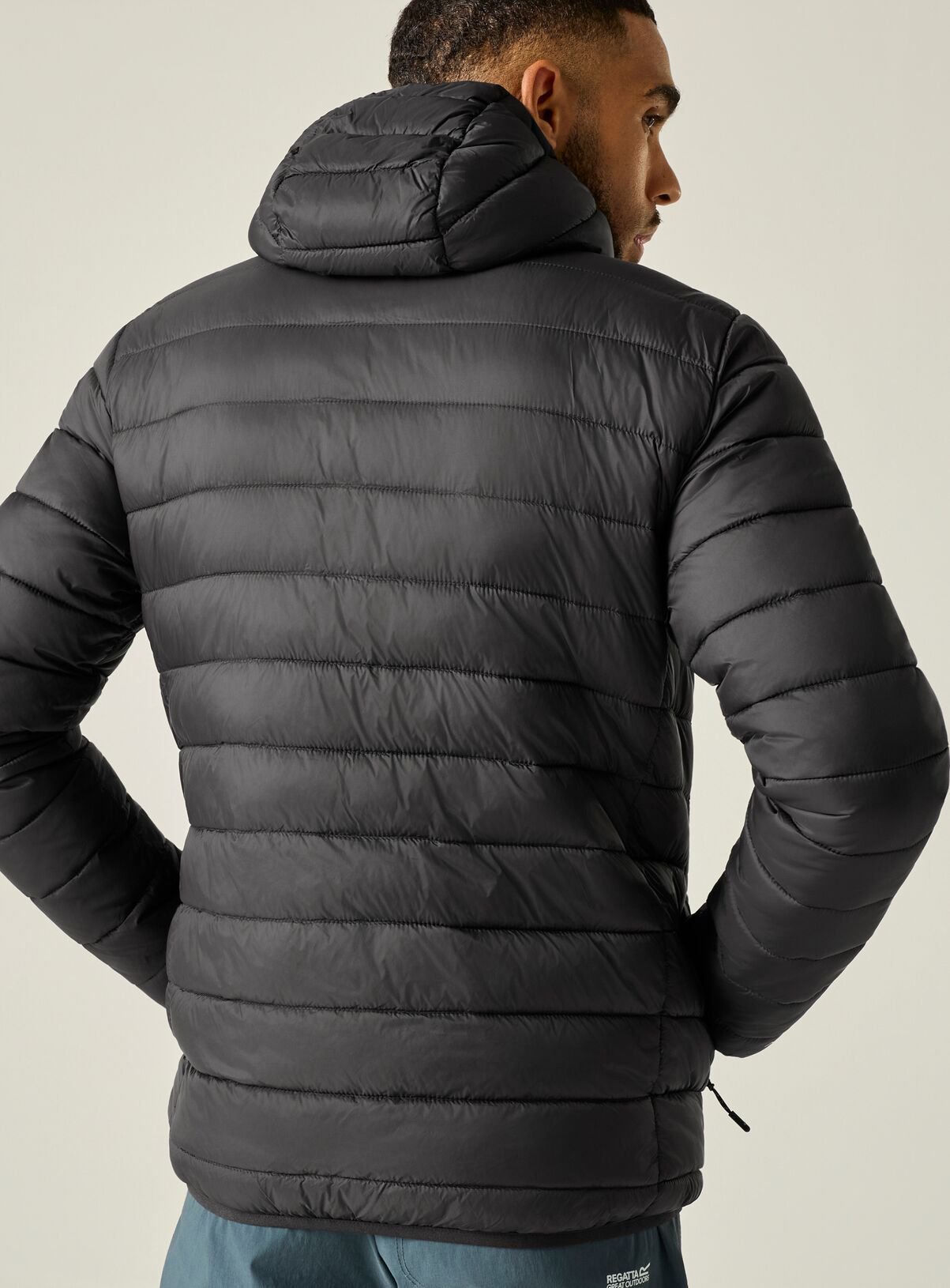 REGATTA Hooded Water Repellant Marizion Jacket Black XXL - Image 3 thumbnail