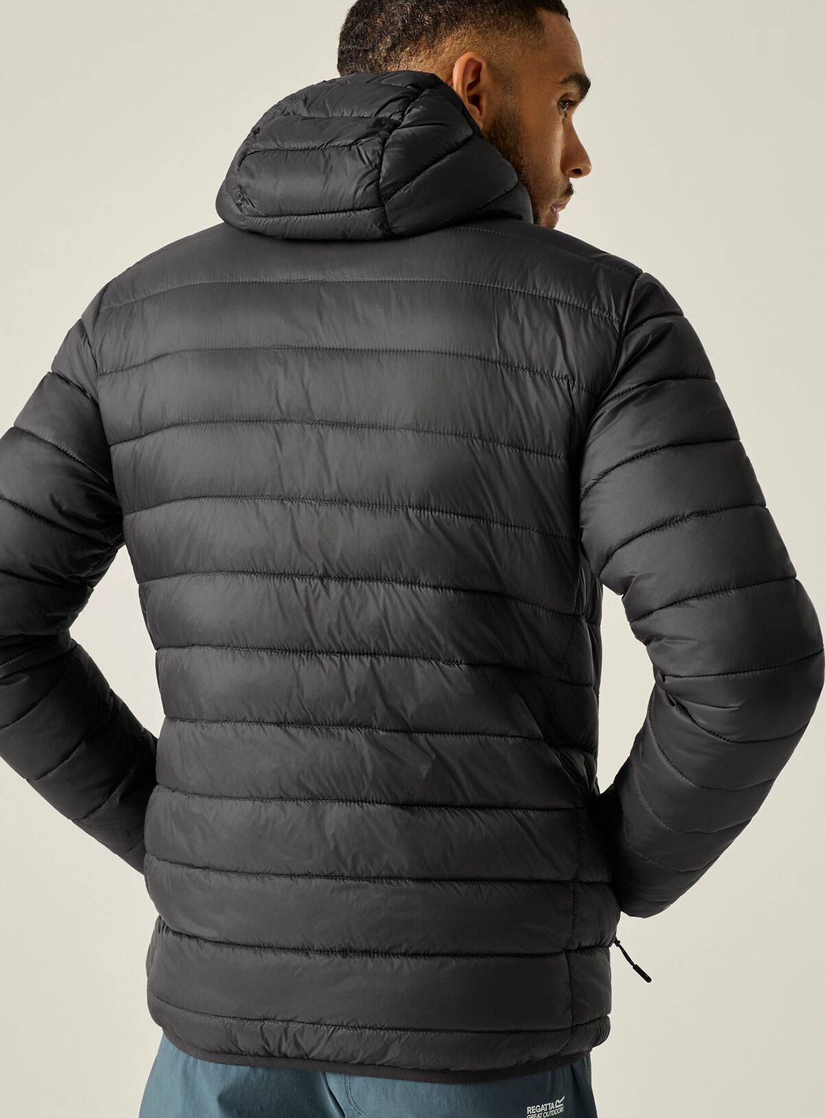 REGATTA Hooded Water Repellant Marizion Jacket Black XXL - Image 3