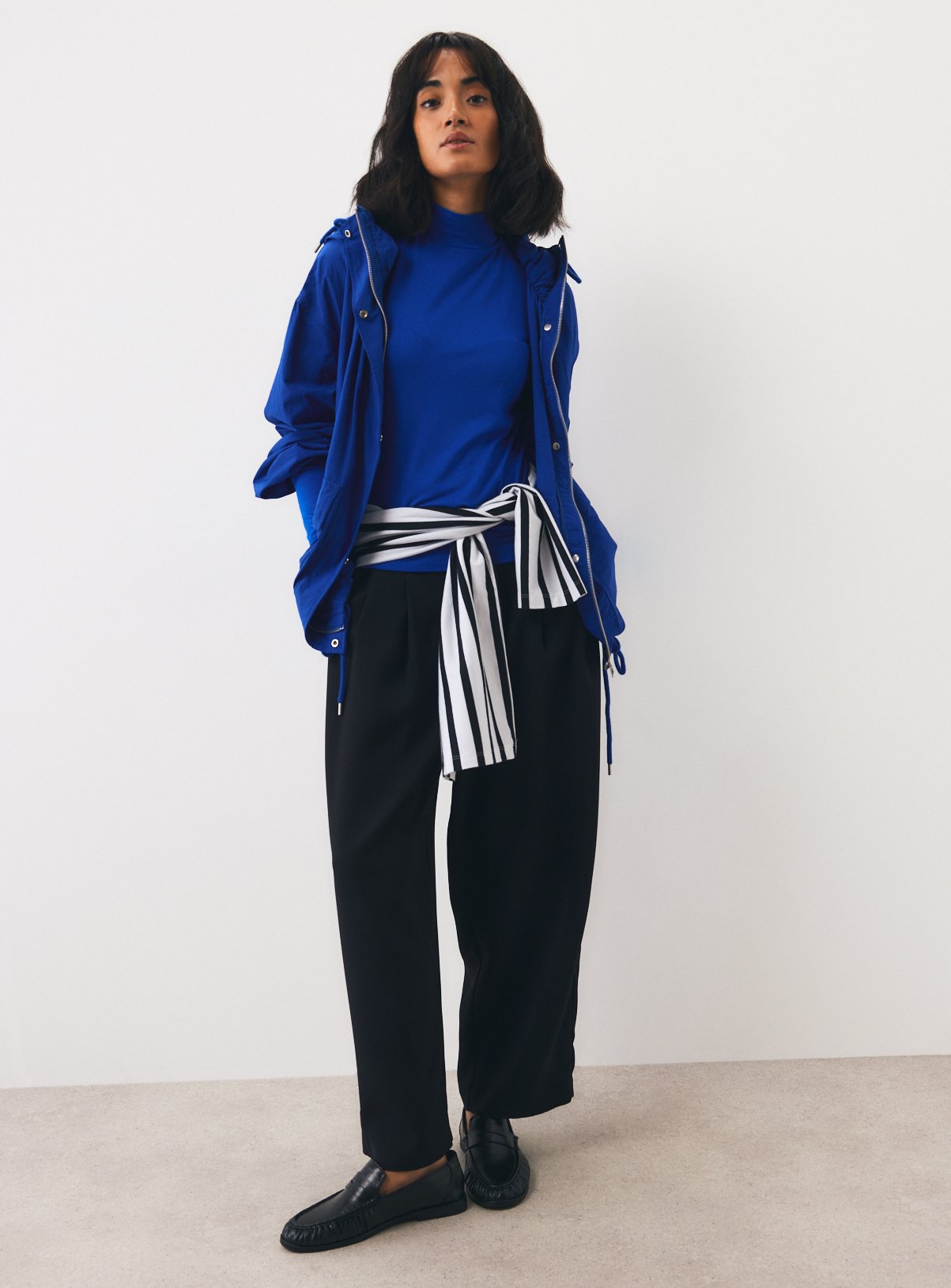 Blue Roll Neck Top 12 - Image 2 thumbnail