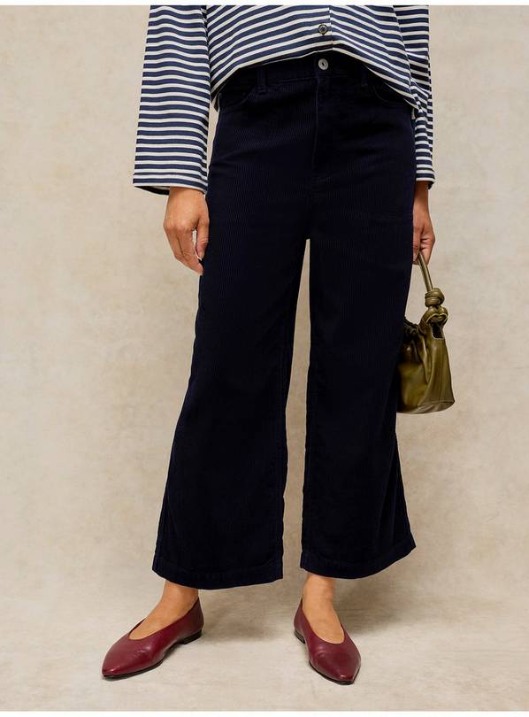 WHITE STUFF Tia Cord Wide Leg Crop 10R