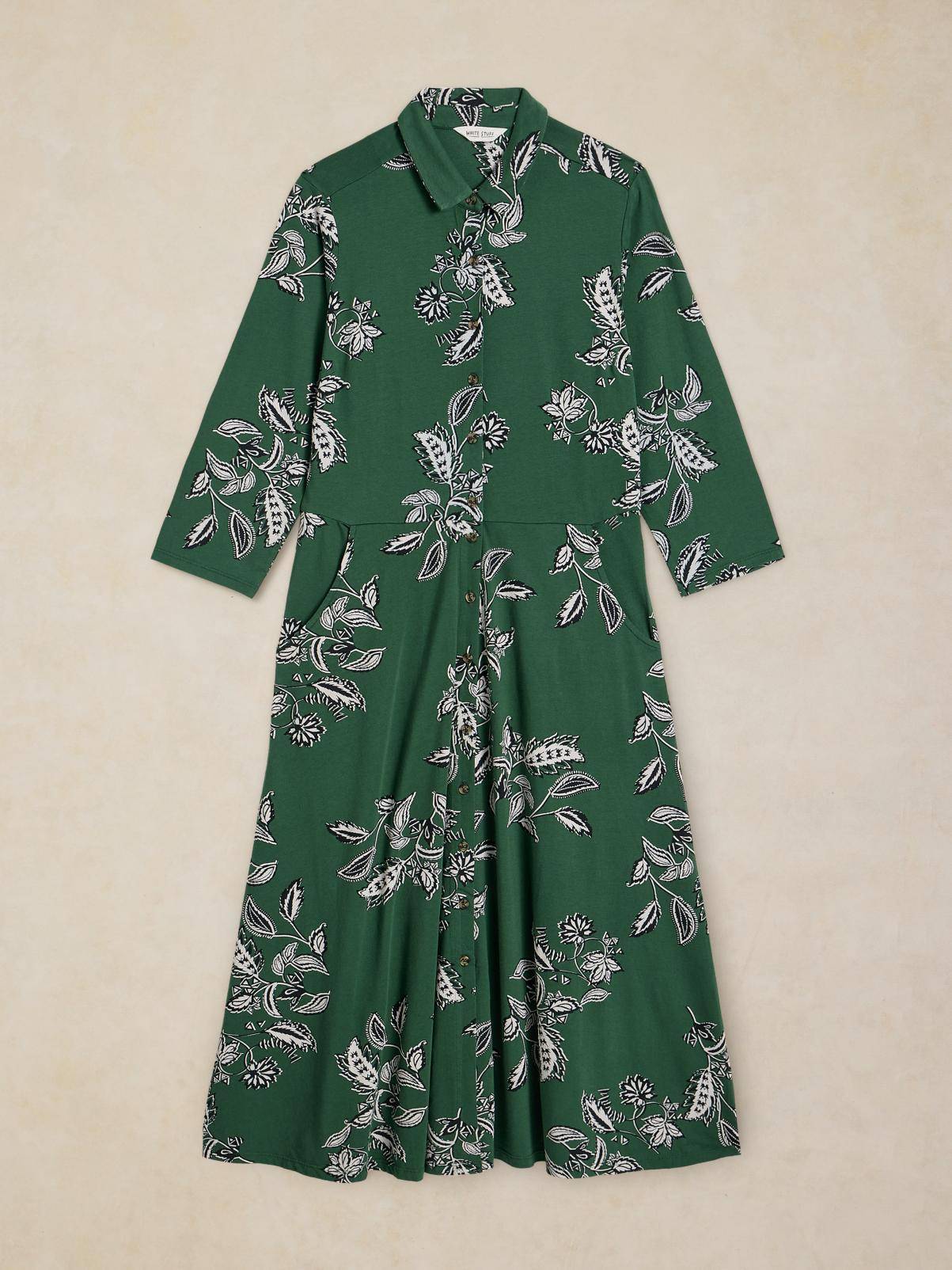 WHITE STUFF Rua Jersey Dress 8 - Image 1